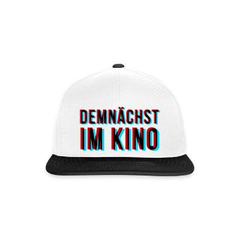 Demnächst im Kino - Snapback Cap - Weiß/Schwarz - Vorne