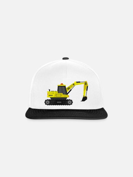 Bagger - Snapback Cap - Weiß/Schwarz