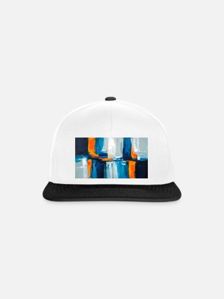 Blocks 3 - Snapback Cap - Weiß/Schwarz