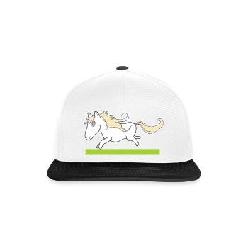 sweet Pony - Snapback Cap - Weiß/Schwarz - Vorne