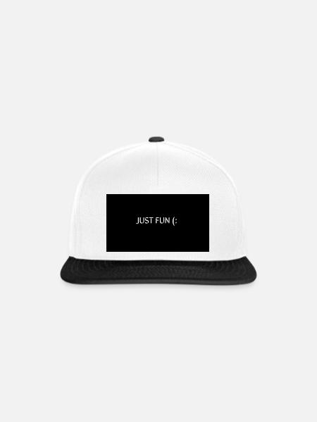 SPAß - Snapback Cap - Weiß/Schwarz