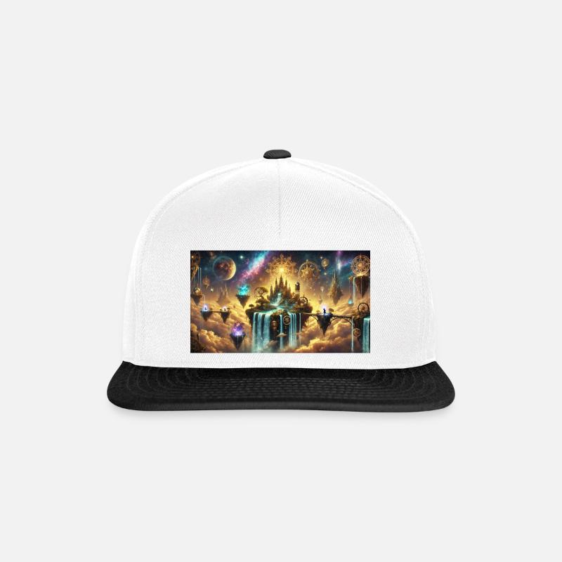 Galaxy - Snapback Cap - Weiß/Schwarz