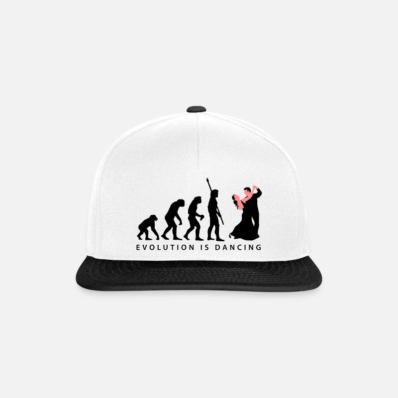 evolution_tanzpaar_b_2c - Casquette snapback - blanc/noir