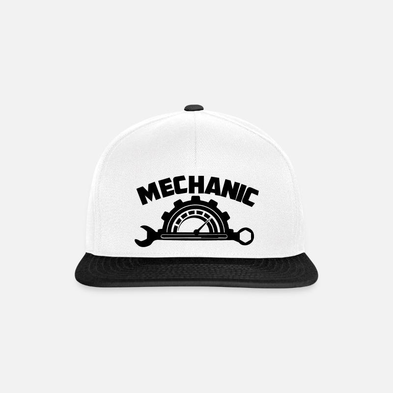 Meccanico auto meccanico - Snapback Cap - bianco/nero