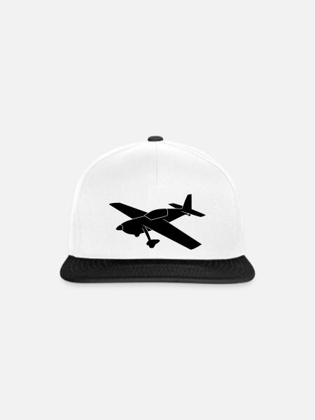 Extra 300 - Snapback Cap - Weiß/Schwarz