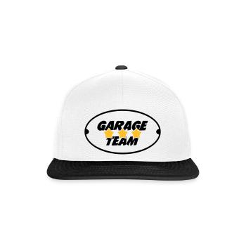 Garage Team - Casquette snapback - blanc/noir - Devant