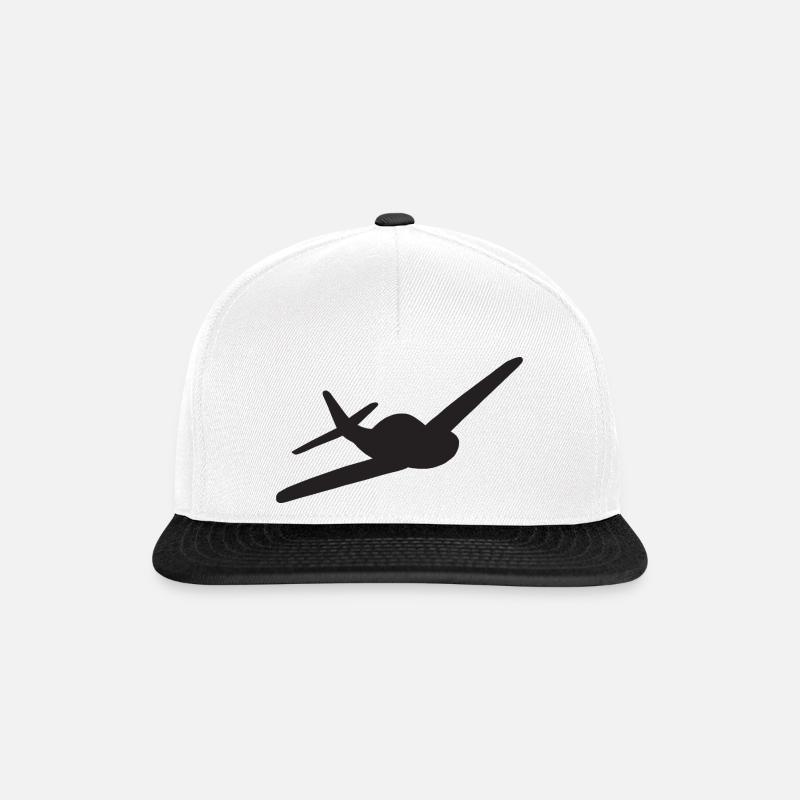Airplane Airplane Model Making - Snapback Cap - white/black