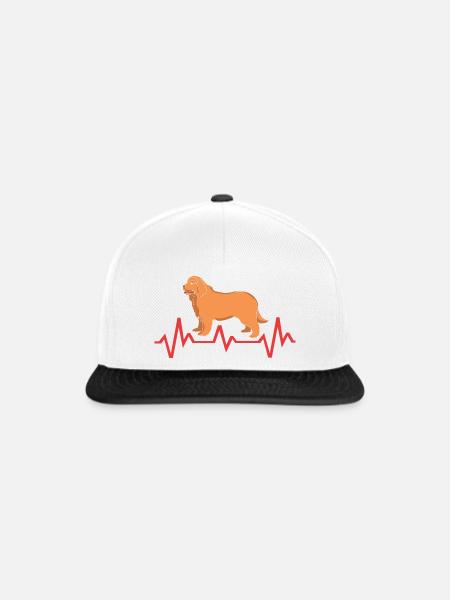 Neufundländer - Snapback Cap - Weiß/Schwarz