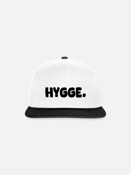 HYGGE - Snapback Cap - Weiß/Schwarz