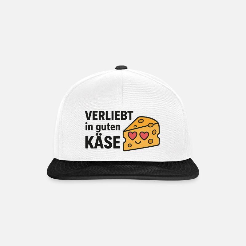kaese - Snapback Cap - Weiß/Schwarz
