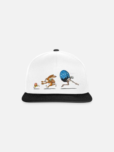 JUTROWNE JEJKO ZAJACA HONI - Snapback Cap - Weiß/Schwarz