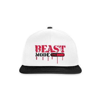 Bête Mode sur un Blut Graffit - Casquette snapback - blanc/noir - Devant