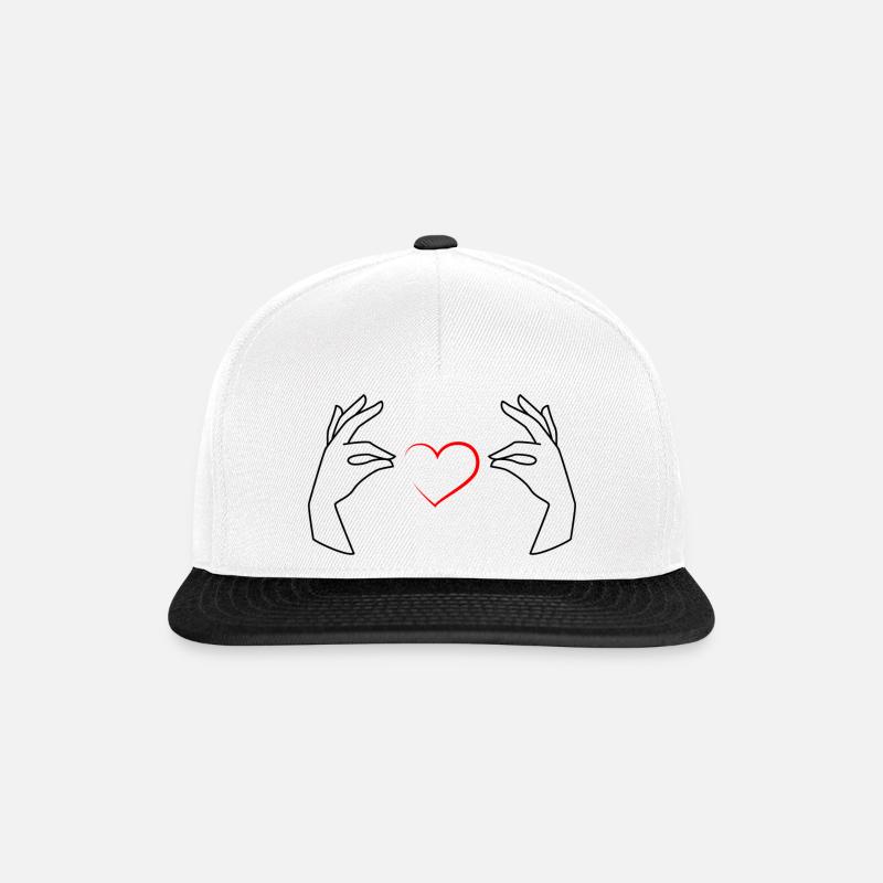 Love Collection - Snapback Cap - Weiß/Schwarz