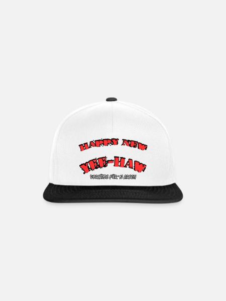 Silvester - Snapback Cap - Weiß/Schwarz