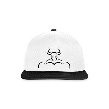 Alpha-Taurus - Snapback Cap - Weiß/Schwarz - Vorne