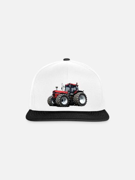 Power Traktor Legende - Snapback Cap - Weiß/Schwarz