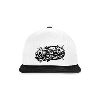 Électricien à la matrice - Casquette snapback - blanc/noir - Devant