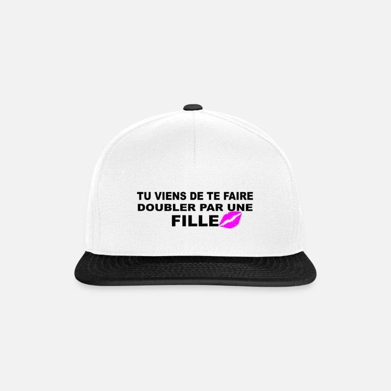 Daughter - Snapback Cap - white/black