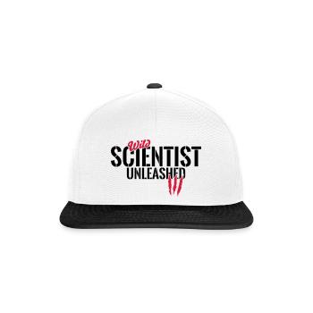 Wild scientists unleashed - Snapback Cap - white/black - Front