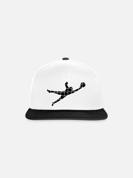 Torhüter - Snapback Cap - Weiß/Schwarz