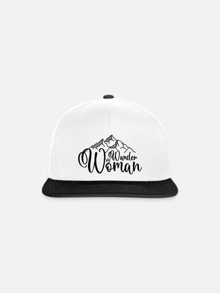 Wander Woman - Snapback Cap - Weiß/Schwarz