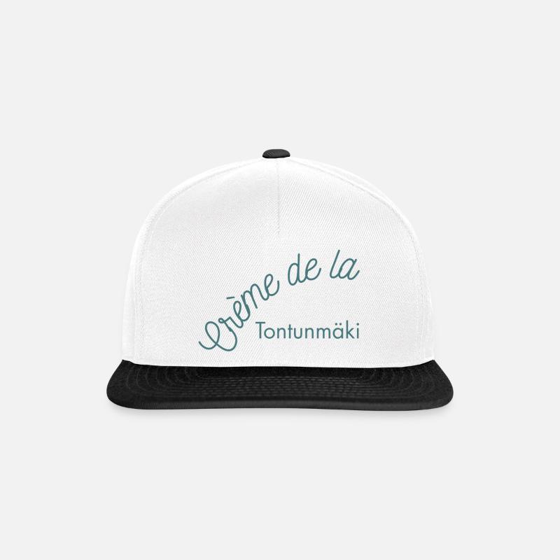 Crème de la Tontunmäki - Snapback Cap - white/black