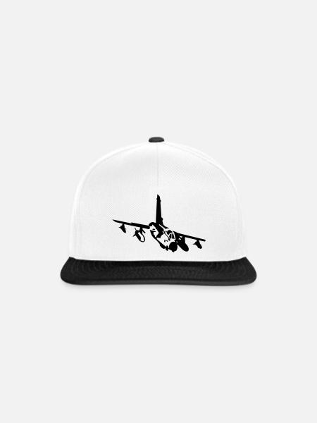 Tornado Jet - Snapback Cap - Weiß/Schwarz