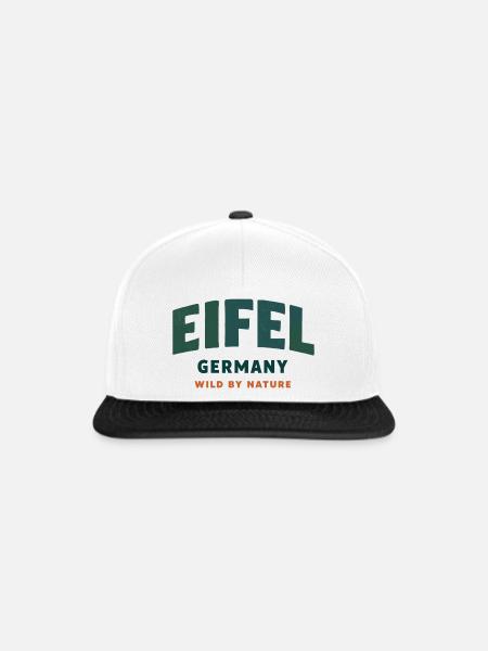 Eifel Wild By Nature - Snapback Cap - Weiß/Schwarz