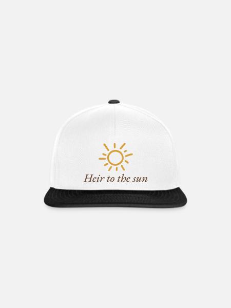 Erbe der Sonne. Erbe der Sonne - Snapback Cap - Weiß/Schwarz