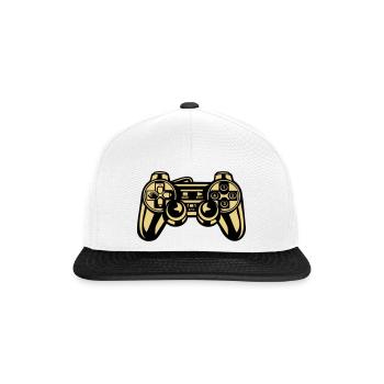 2541614 134867257 Gaming - Snapback Cap - Weiß/Schwarz - Vorne