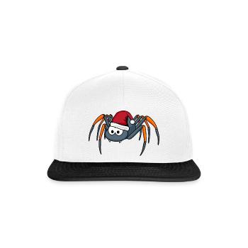 Tarentule Bande Dessinée Noël - Casquette snapback - blanc/noir - Devant