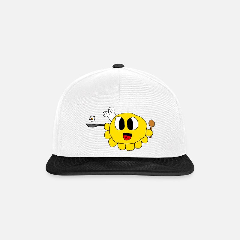 Kochqually - Snapback Cap - Weiß/Schwarz