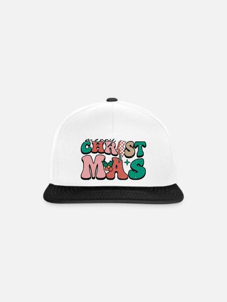 Christmas - Snapback Cap - Weiß/Schwarz