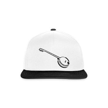 banjo - Snapback Cap - white/black - Front