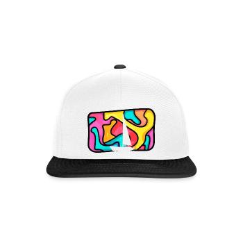 Sailing Boat Sailor - Snapback Cap - white/black - Front