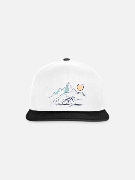 Mountain Ride - Snapback Cap - Weiß/Schwarz