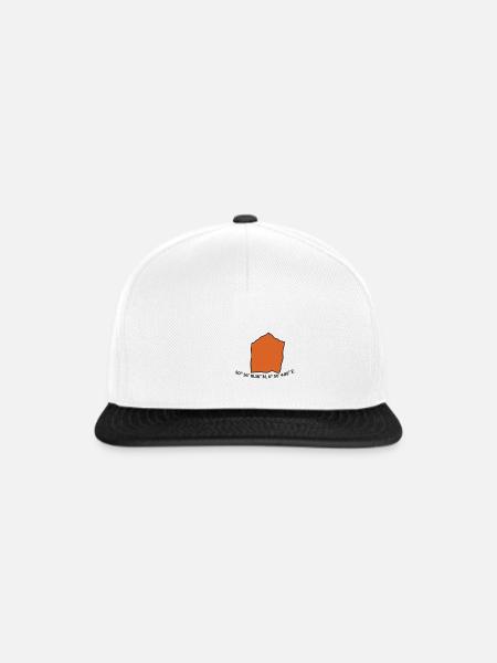 Belgisches Viertel Köln - Snapback Cap - Weiß/Schwarz
