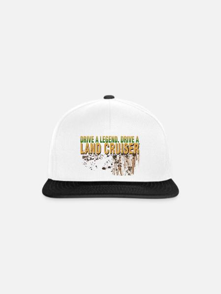 Landcruiser Drive A Legend - Snapback Cap - Weiß/Schwarz