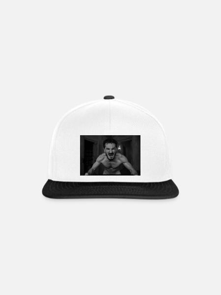 intensive man - Snapback Cap - Weiß/Schwarz