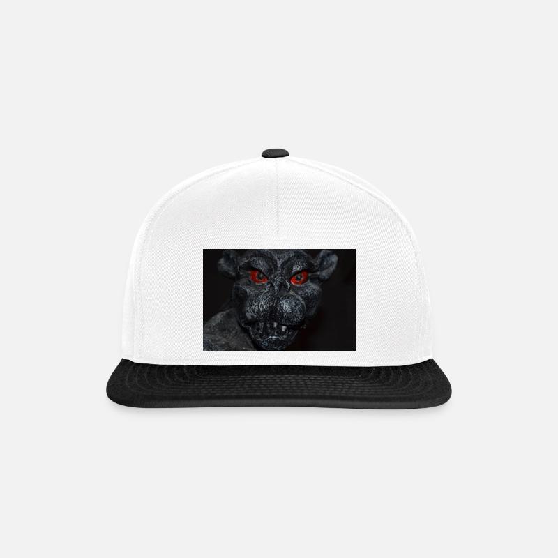 Teufels Kobold - Snapback Cap - Weiß/Schwarz