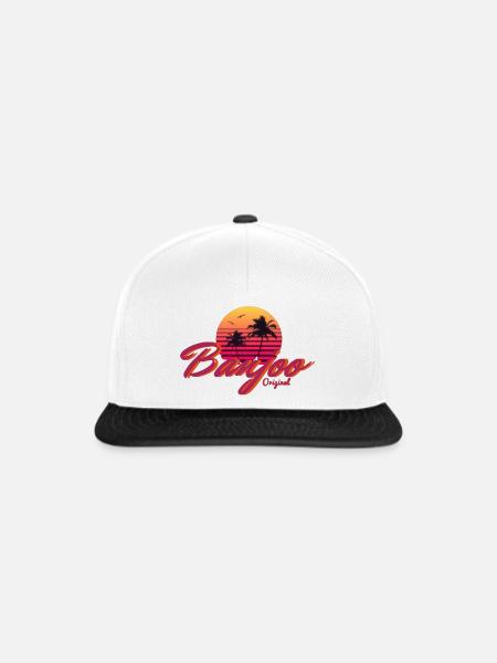 Banjoo Sunset - Snapback Cap - Weiß/Schwarz