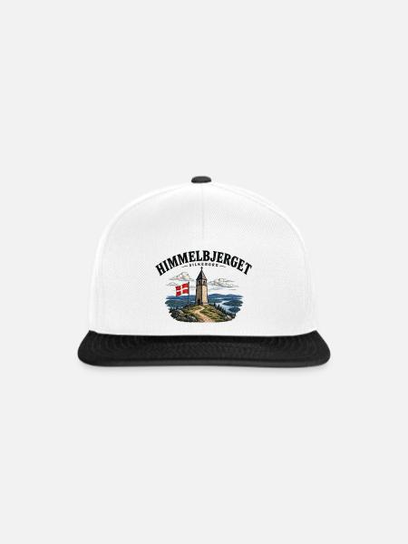 Himmelbjerget Silkeborg Turm - Snapback Cap - Weiß/Schwarz