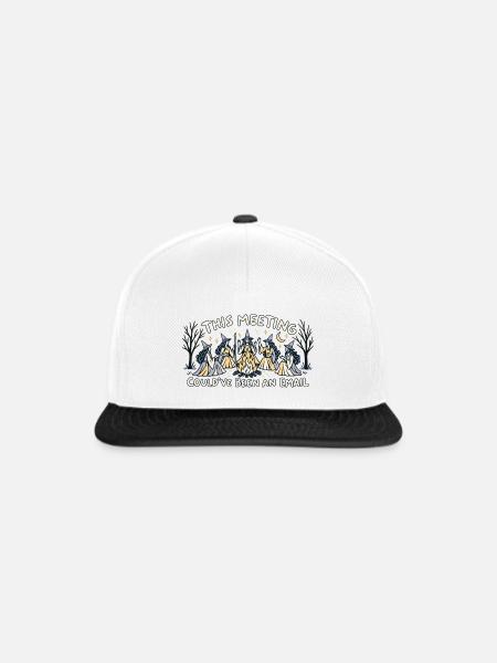 Magisches Meeting - Snapback Cap - Weiß/Schwarz