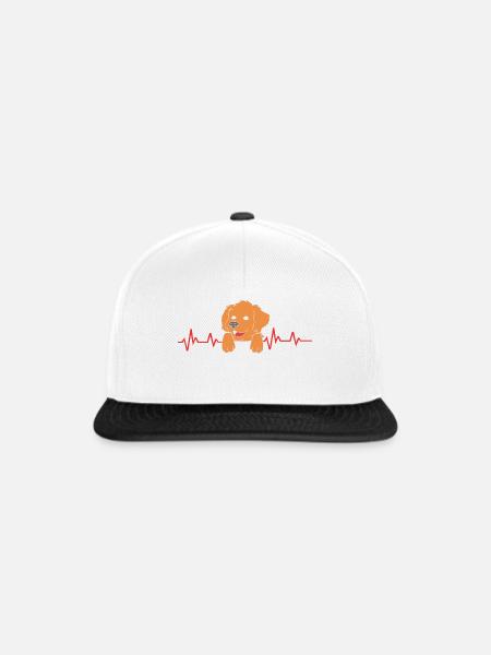 Boykin Spaniel - Snapback Cap - Weiß/Schwarz