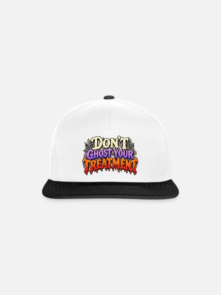 Ignorieren Sie Ihre Behandlung nicht - Snapback Cap - Weiß/Schwarz