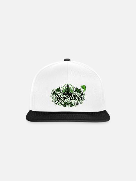 Yoga-Ultra - Snapback Cap - Weiß/Schwarz