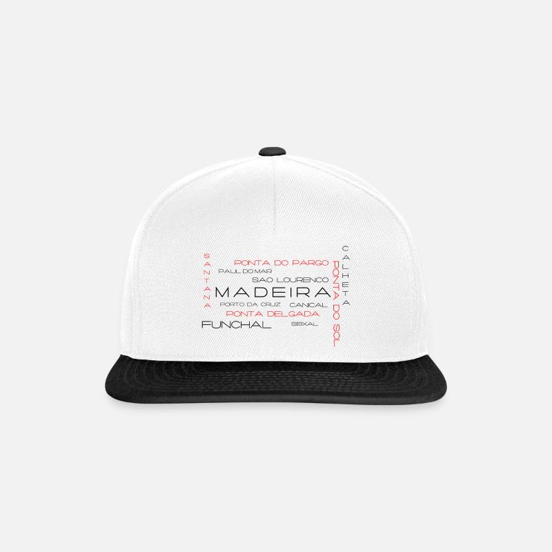 Madeira - Snapback Cap - Weiß/Schwarz