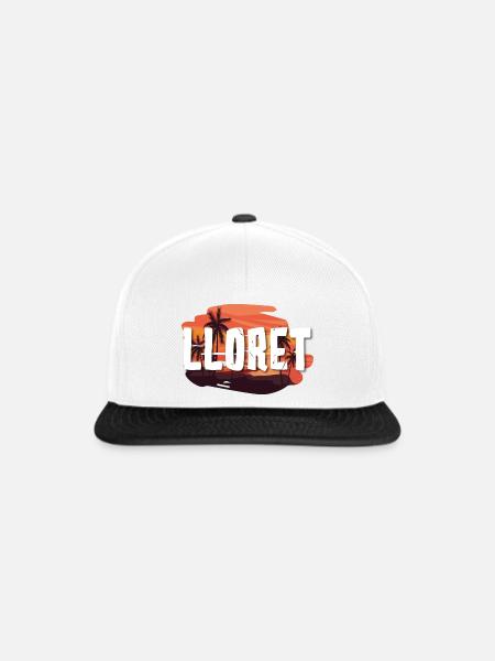 Lloret De Mar - Snapback Cap - Weiß/Schwarz