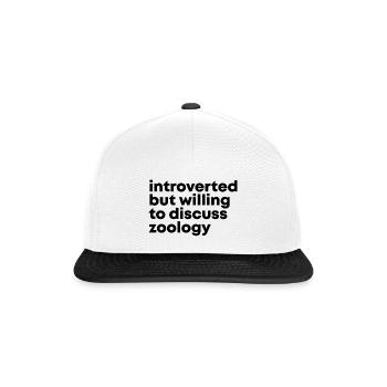 Zoology - Snapback Cap - white/black - Front