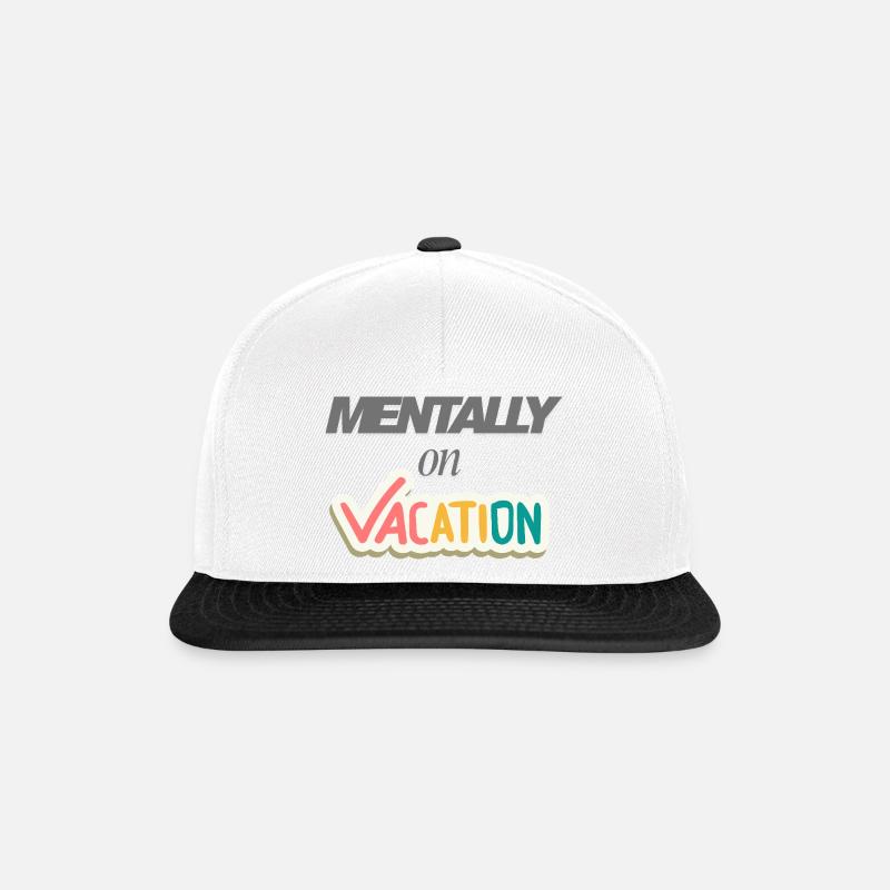 GEISTIG - Snapback Cap - Weiß/Schwarz